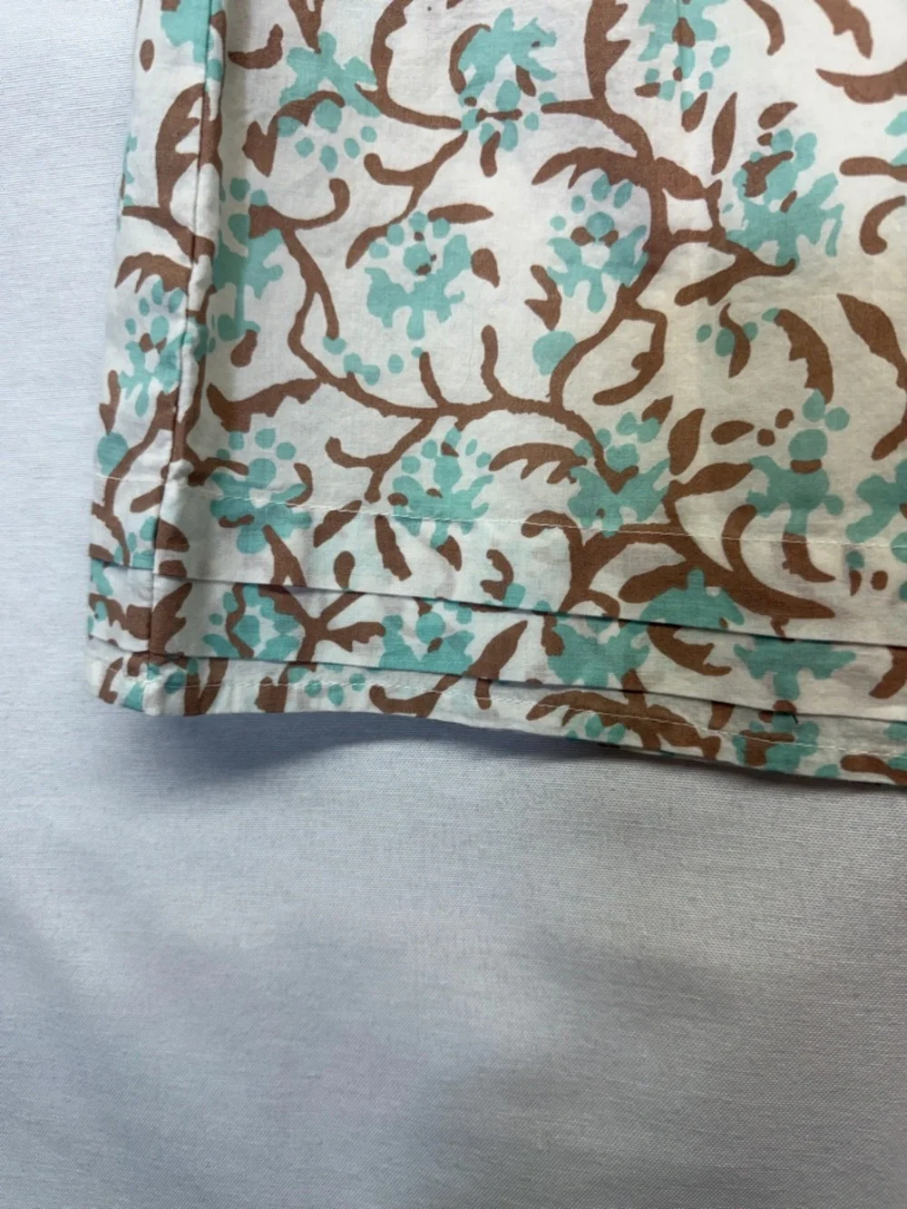 NWT Lilla P Smocked Waist Skirt in Aquamarine size‎ small cottagecore
